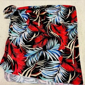 New Sexy Swim Suit Cover Up Skirt Tropical Beach Wear Women’s Small Medium